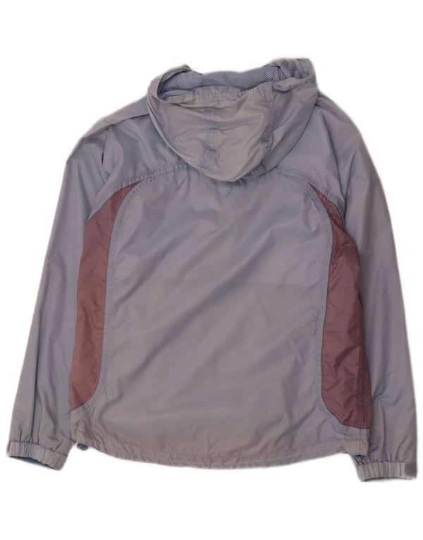 Helly Hansen Boys Hooded Windbreaker Jacket 11-12 Years Blue Colourblock