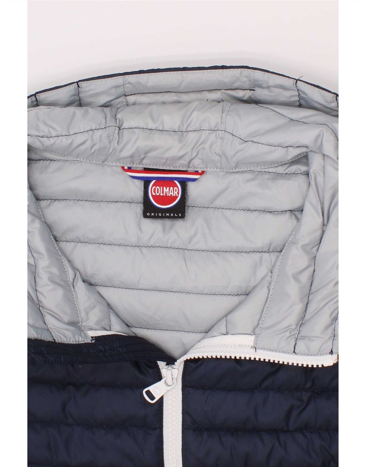Colmar Girls Hooded Padded Jacket 11-12 Years Navy Blue Polyester