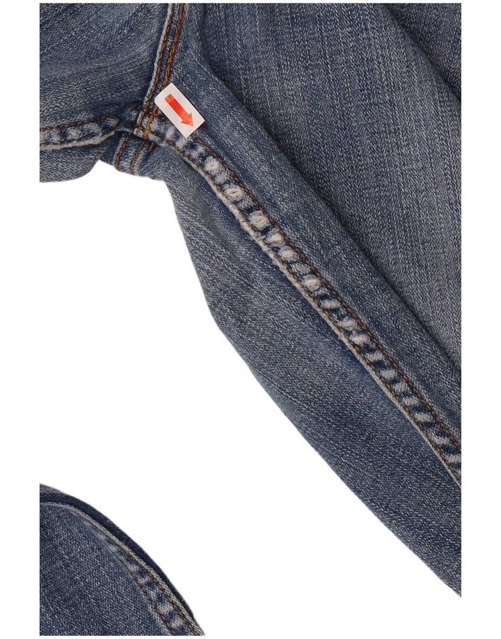 Levi's Womens 518 Super Low Bootcut Jeans US 9 Medium W30 L31 Blue Cotton