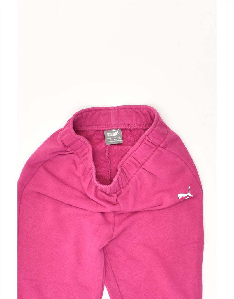 PUMA Girls Tracksuit Trousers Joggers 3-4 Years Pink Cotton | Vintage Puma | Thrift | Second-Hand Puma | Used Clothing | Messina Hembry 