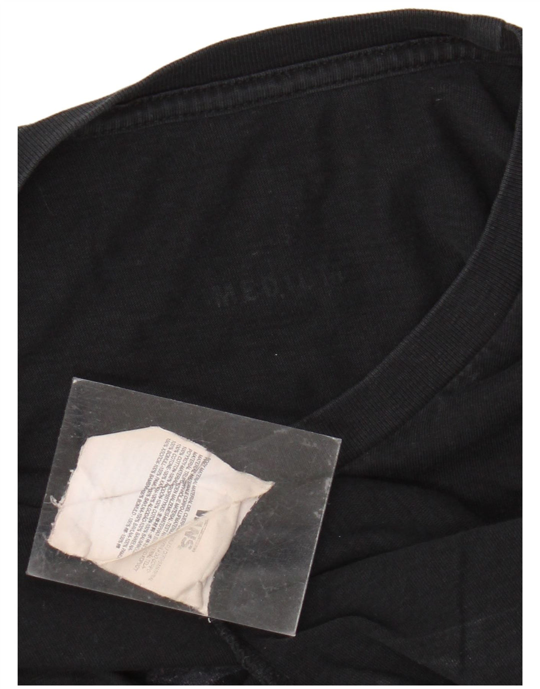 VANS Mens Graphic Top Long Sleeve Medium Black Cotton