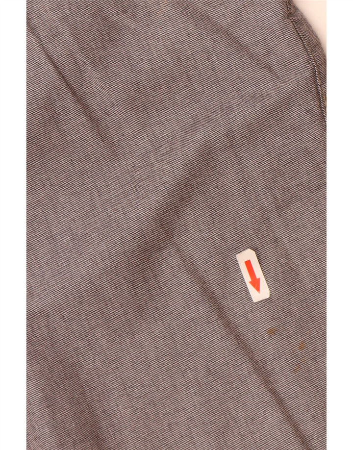 Marks & Spencer Mens Blue Harbour Straight Casual Trousers W44 L31 Grey