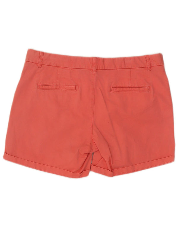 Fat Face Womens Chino Shorts UK 14 Large W32 Pink Cotton