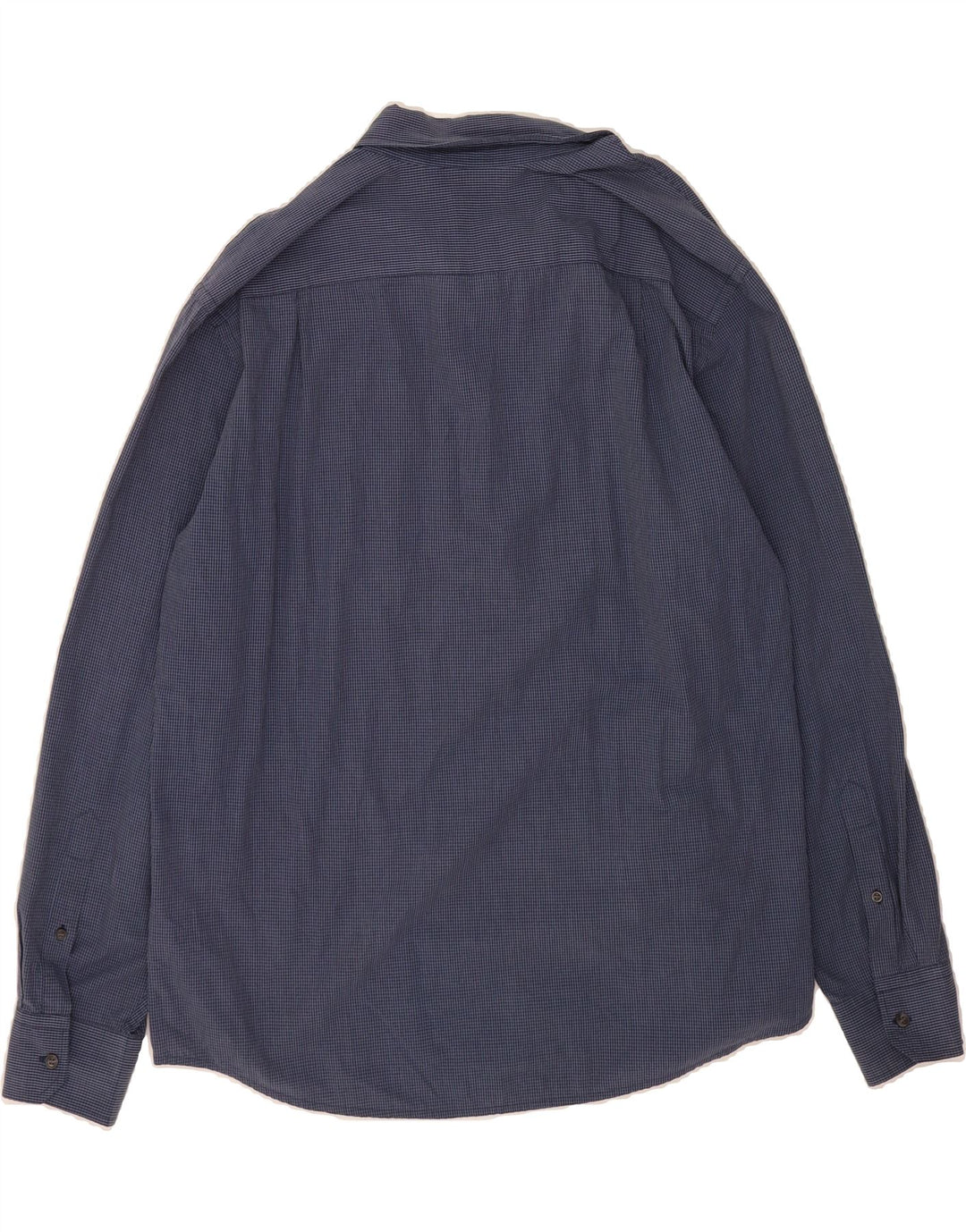 DOCKERS Mens Big & Tall Shirt XL Blue Gingham Cotton Vintage Dockers and Second-Hand Dockers from Messina Hembry 
