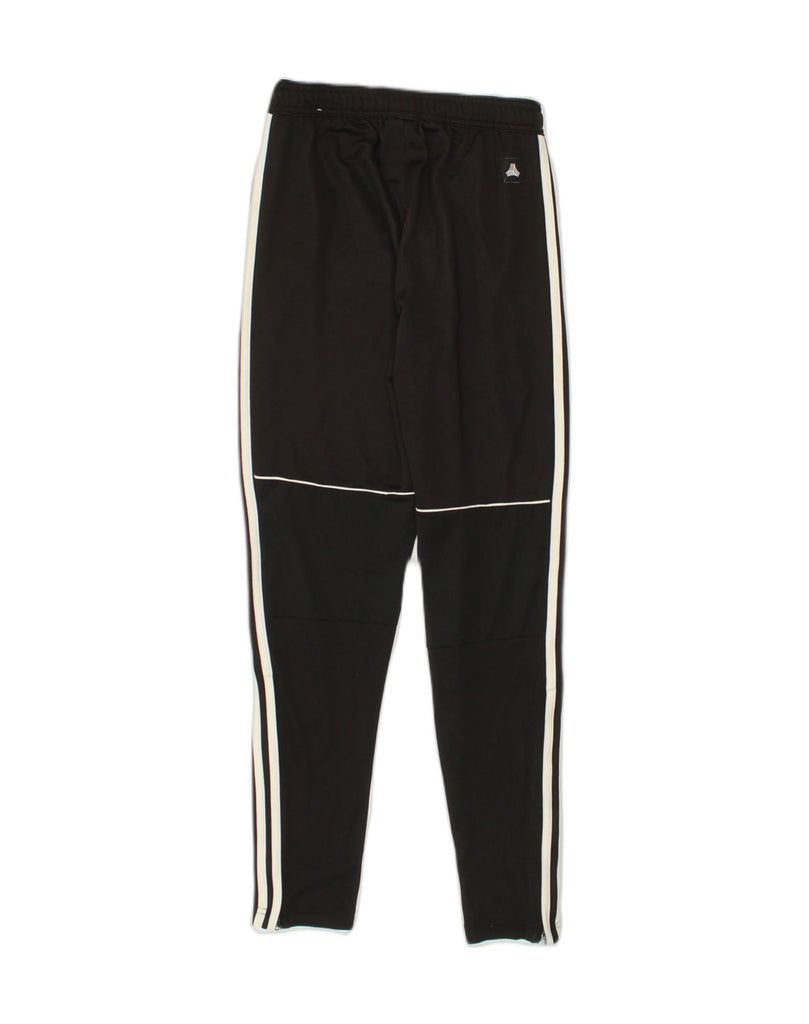 ADIDAS Womens Tracksuit Trousers UK 6 XS Black Polyester | Vintage Adidas | Thrift | Second-Hand Adidas | Used Clothing | Messina Hembry 