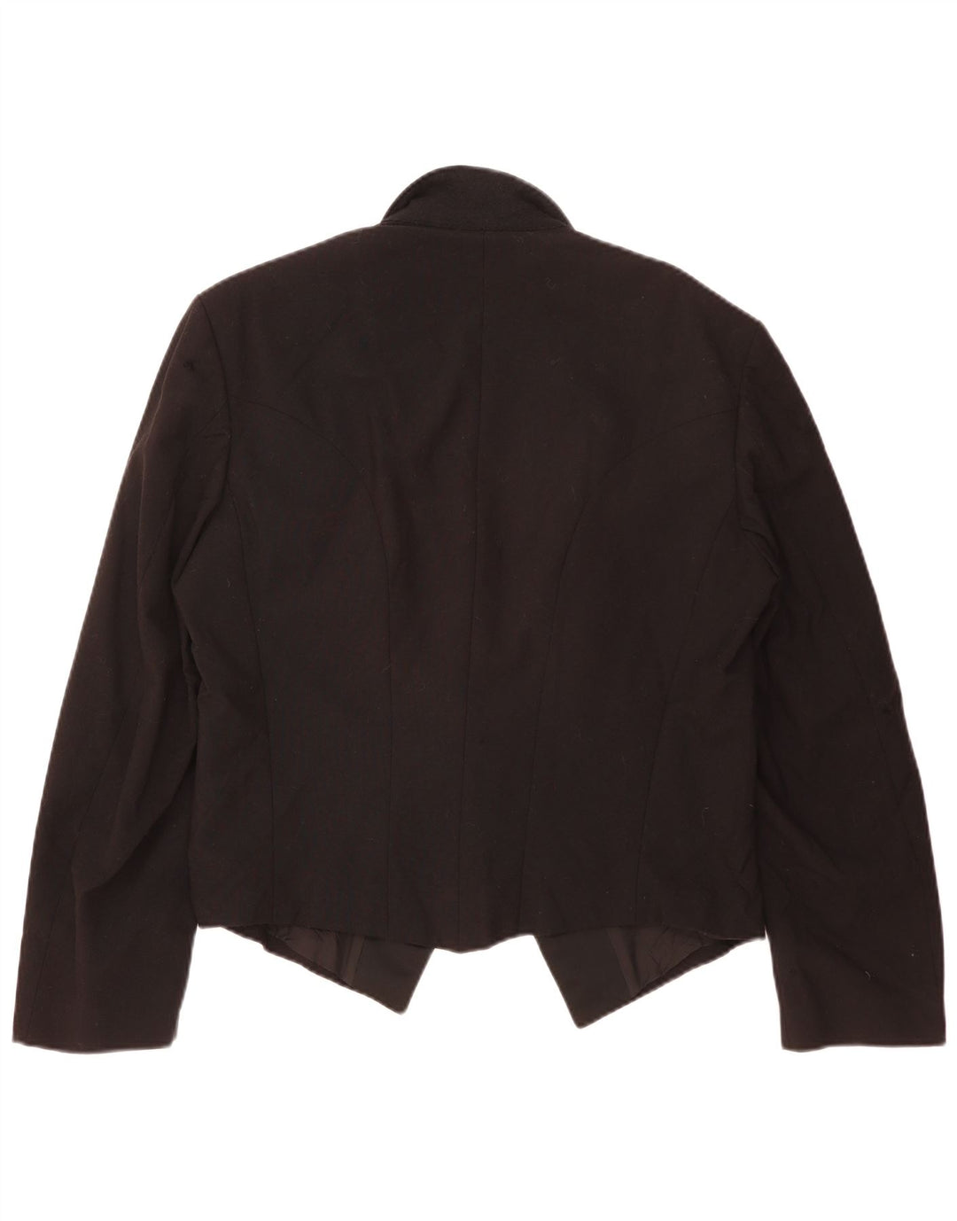 Wilvorst Womens 1 Button Blazer Jacket UK 16 Large Black
