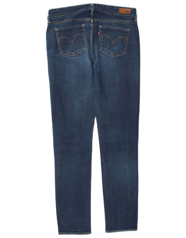 Levi's Womens Slight Curve Classic Rise Straight Jeans W30 L32 Blue Cotton
