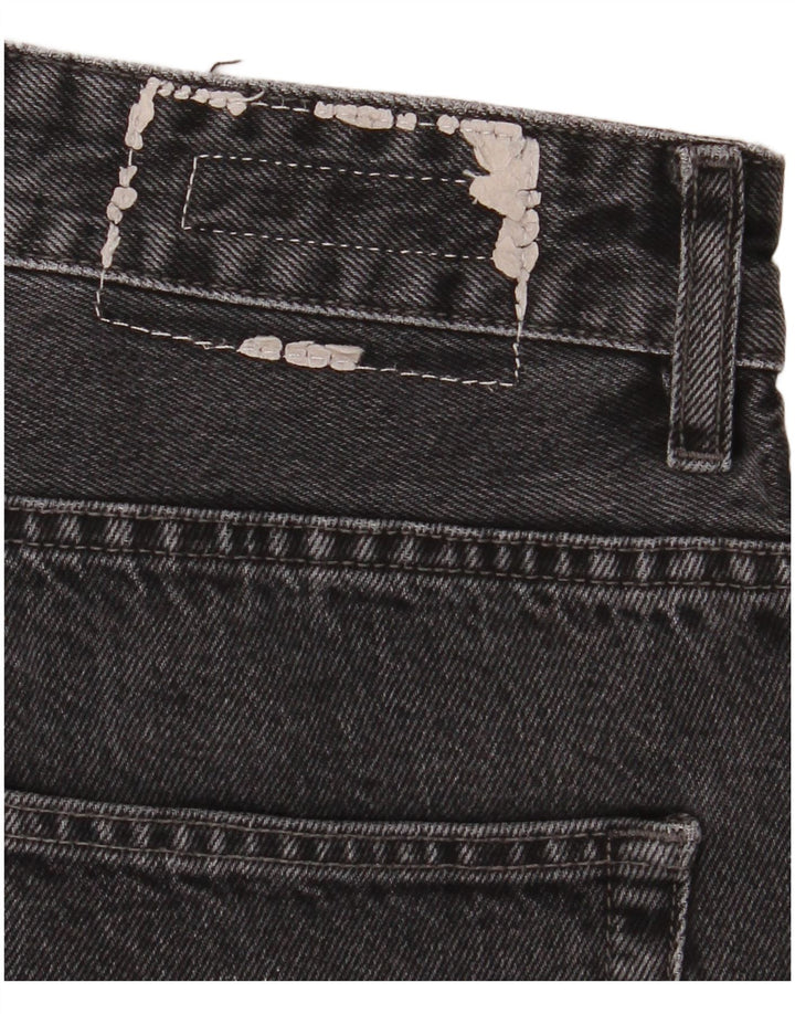Zara Womens High Waist Jeans EU 42 Large W32 L30 Grey