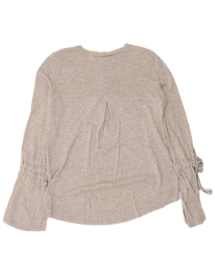 Marella Womens Boat Neck Jumper Sweater UK 16 Large Grey