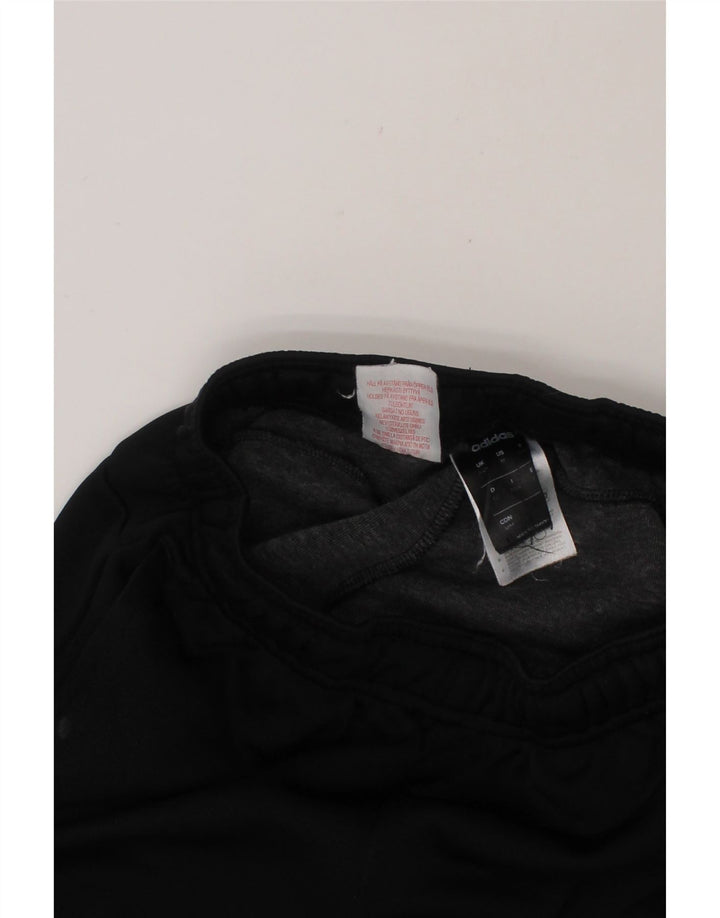 ADIDAS Boys Tracksuit Trousers Joggers 11-12 Years  Black Polyester Vintage Adidas and Second-Hand Adidas from Messina Hembry 