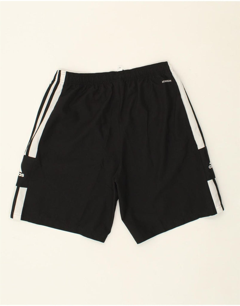 ADIDAS Mens Graphic Sport Shorts Large Black Colourblock Polyester | Vintage Adidas | Thrift | Second-Hand Adidas | Used Clothing | Messina Hembry 