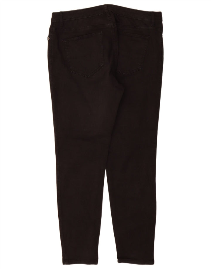 Zara Womens Skinny Jeans EU 44 XL W32 L28 Black