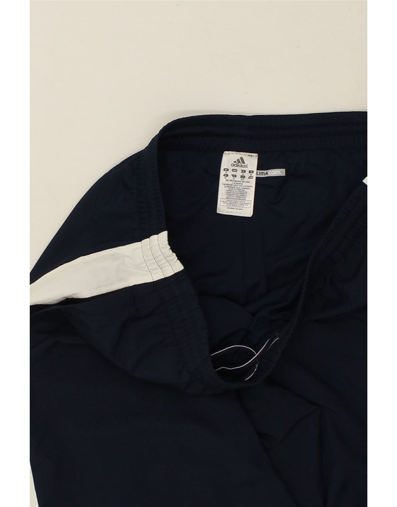 ADIDAS Womens Climacool Tracksuit Trousers UK 16 Large Navy Blue | Vintage Adidas | Thrift | Second-Hand Adidas | Used Clothing | Messina Hembry 