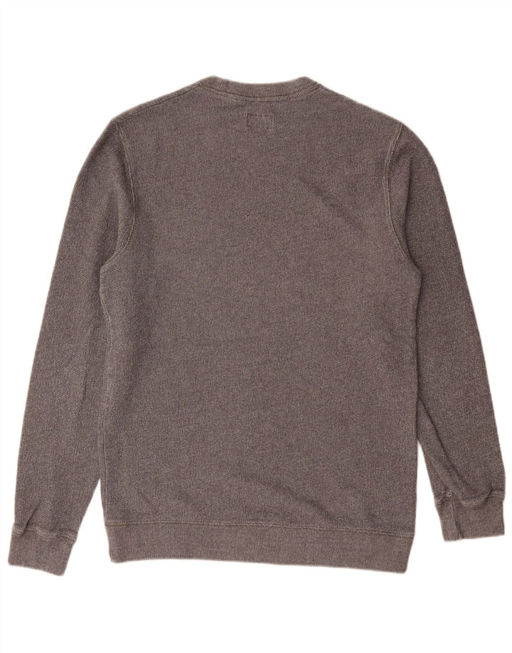 Jack Wills Mens Graphic Sweatshirt Jumper Medium Grey Cotton