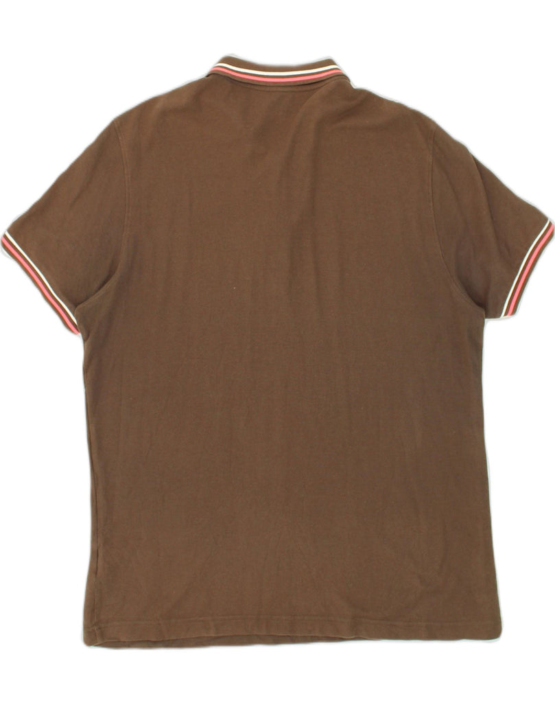 LOTTO Mens Polo Shirt XL Brown Cotton | Vintage Lotto | Thrift | Second-Hand Lotto | Used Clothing | Messina Hembry 