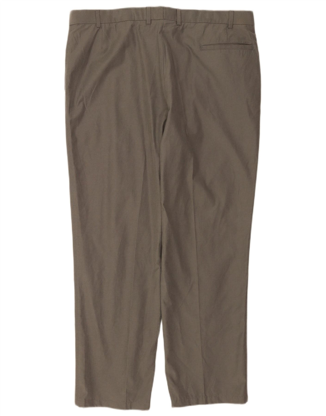 Marks & Spencer Mens Straight Suit Trousers W38 L29 Grey Cotton