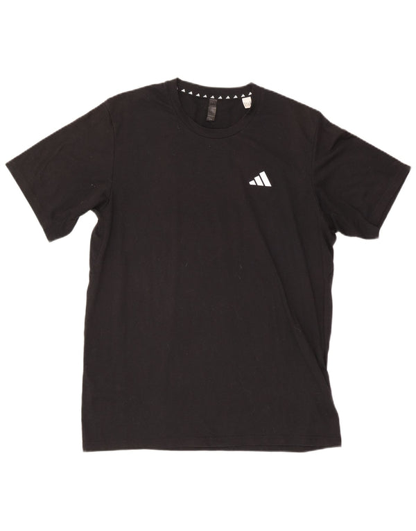 Adidas Mens Aeroready T-Shirt Top Large Black Polyester