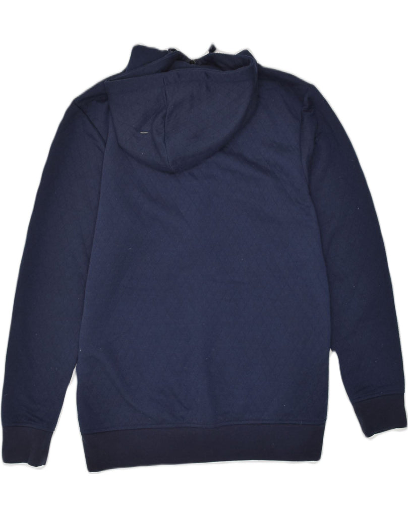 JACK & JONES Mens Zip Hoodie Sweater Medium Navy Blue Polyester | Vintage Jack & Jones | Thrift | Second-Hand Jack & Jones | Used Clothing | Messina Hembry 