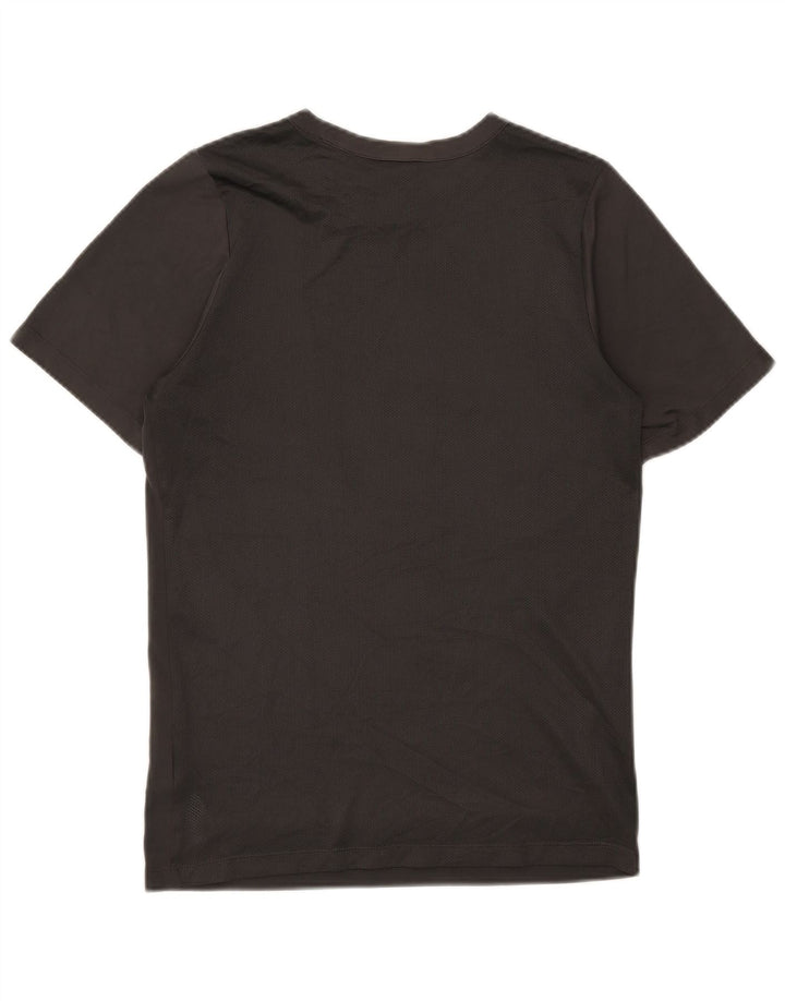 NIKE Mens Dri Fit Graphic T-Shirt Top Small Grey Polyester