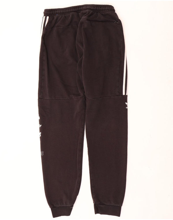 Adidas Mens Graphic Tracksuit Trousers Joggers Medium  Black Polyester