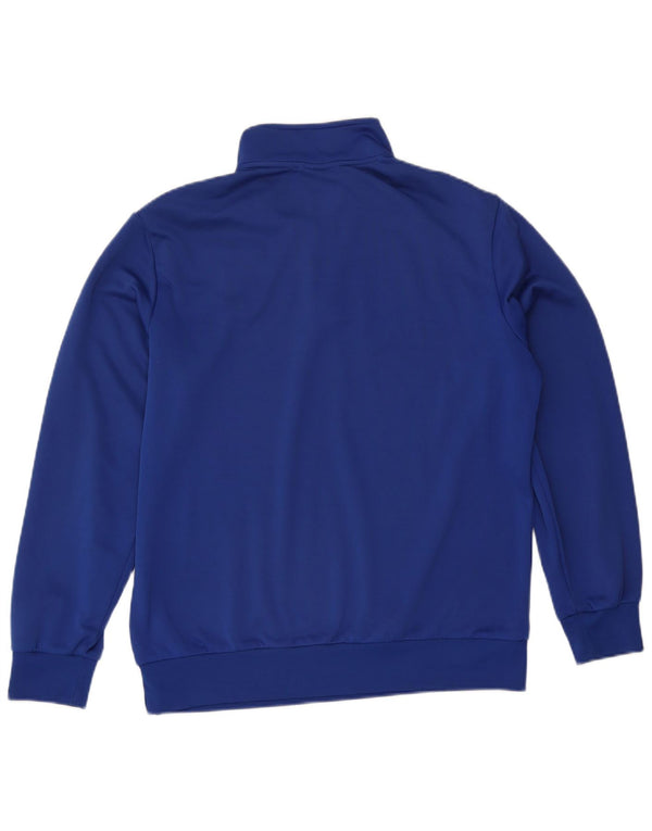 Lotto Mens S.C. Trestina Graphic Zip Neck Sweatshirt Jumper Large Blue