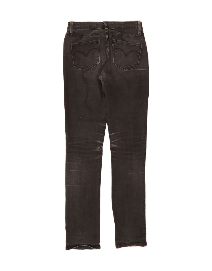LEVI'S Womens Demi Curve Mid Rise Slim Jeans US 4 Small W27 L34 Grey Vintage Levi's and Second-Hand Levi's from Messina Hembry 