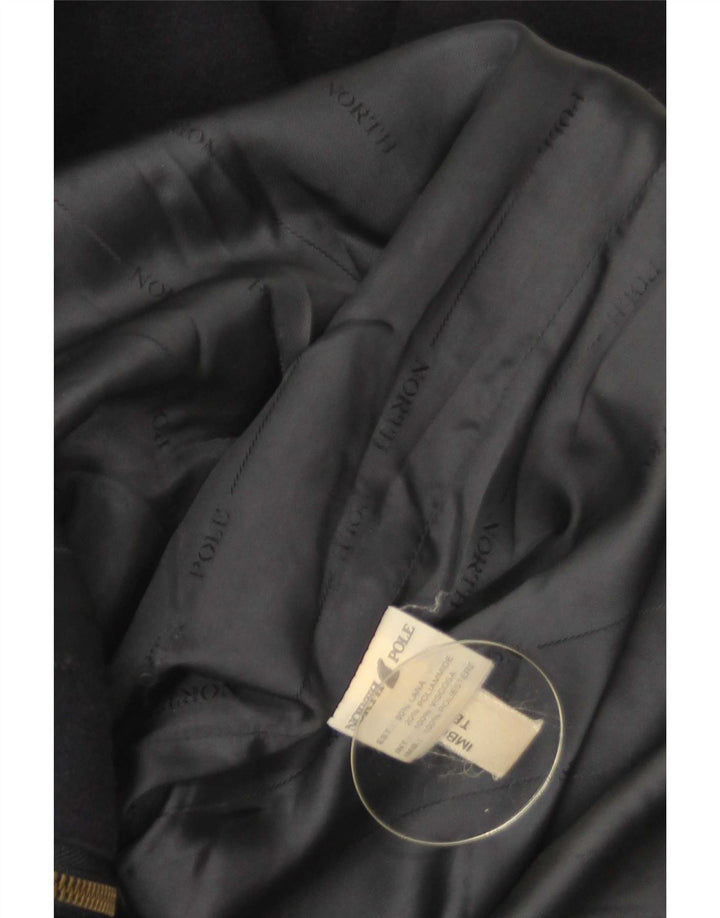 North Pole Mens Duffle Coat UK 42 XL Navy Blue Wool