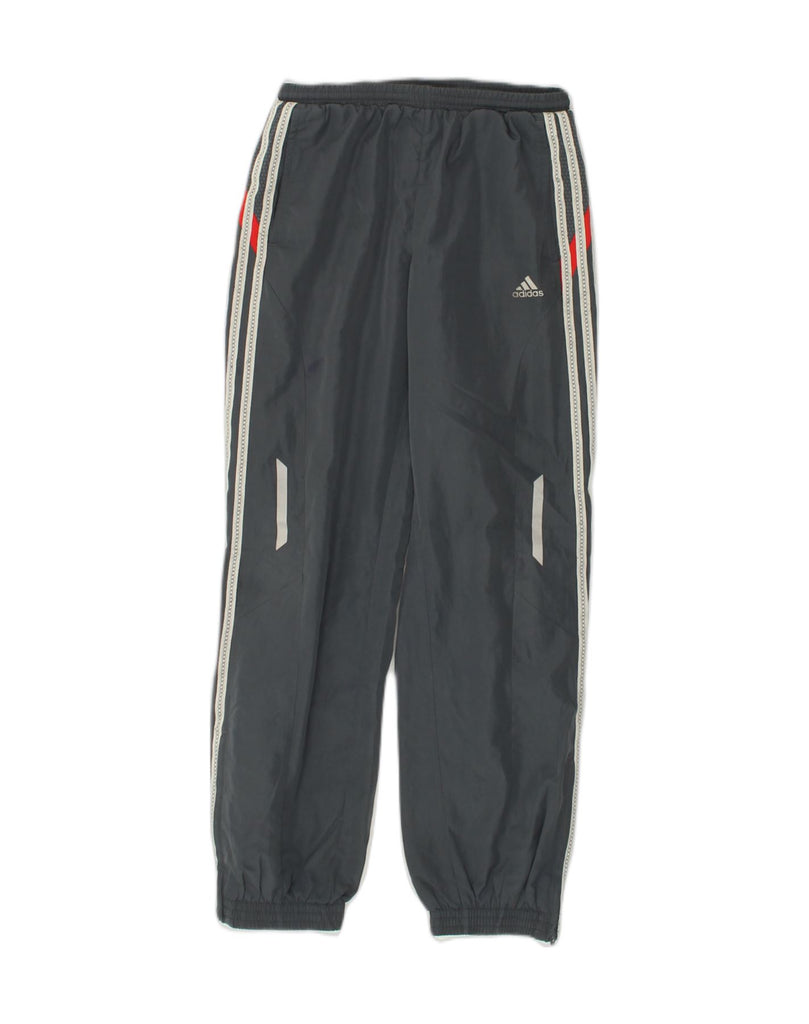 ADIDAS Boys Tracksuit Trousers Joggers 11-12 Years Grey Polyester | Vintage Adidas | Thrift | Second-Hand Adidas | Used Clothing | Messina Hembry 