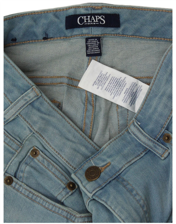 Chaps Womens Skinny Jeans W32 L29 Blue Cotton