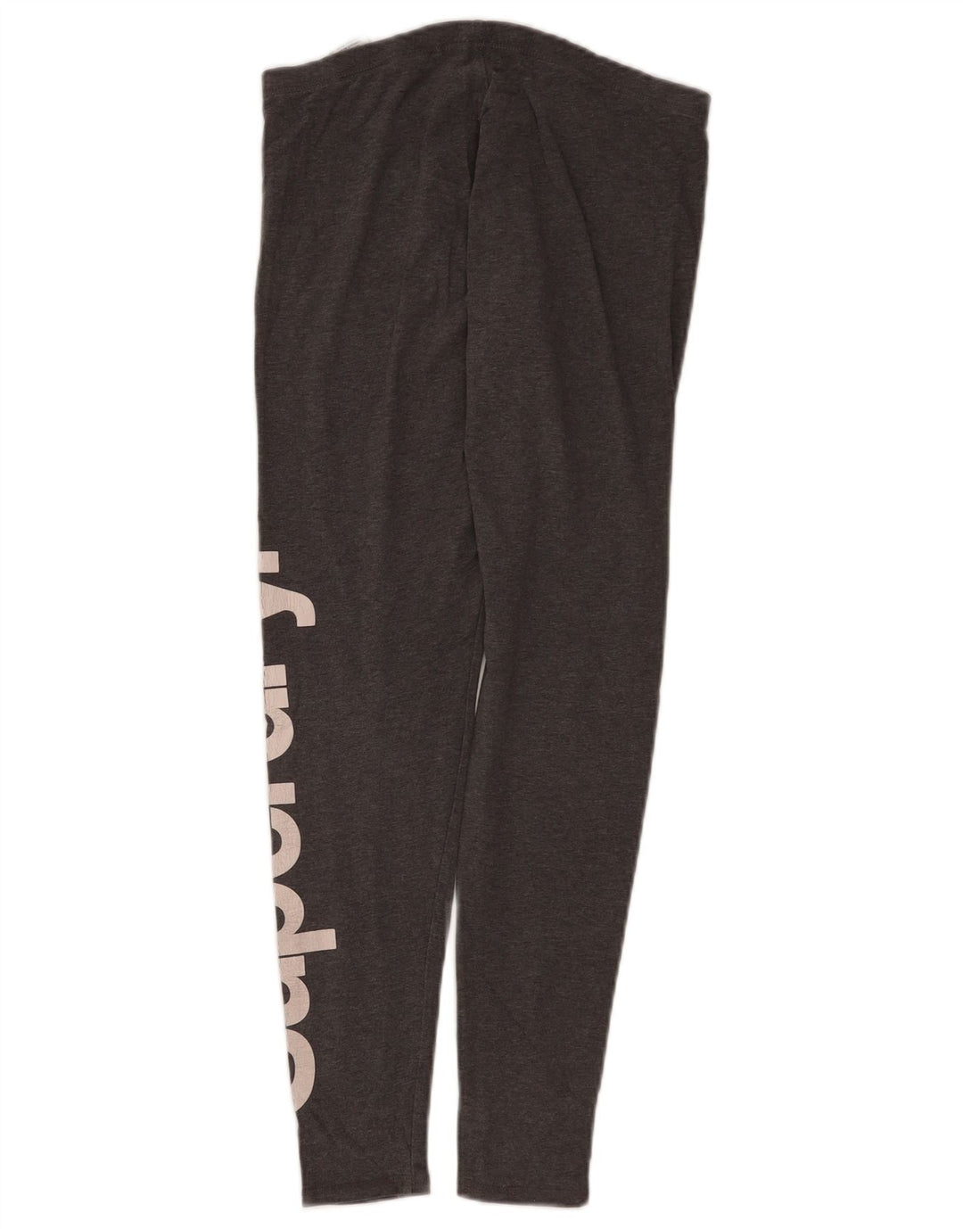 Superdry Womens Graphic Leggings UK 8 Small  Grey Cotton