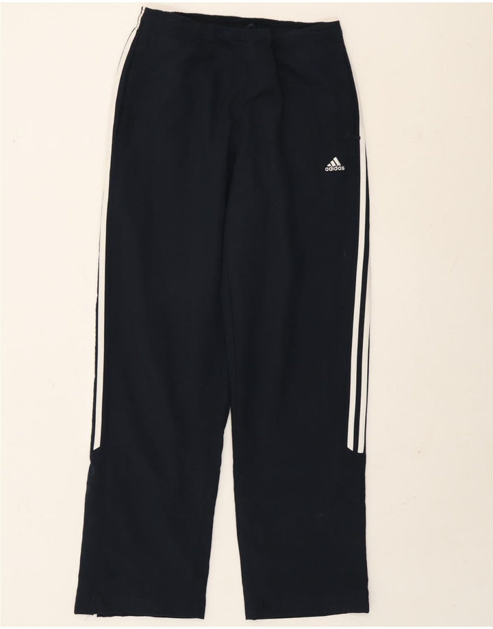 Adidas Womens Tracksuit Trousers UK 12 Medium  Navy Blue Polyester