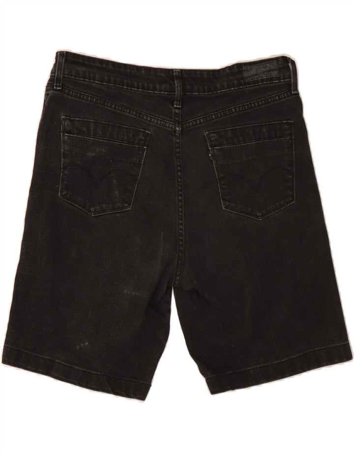 LEVI'S Womens Denim Shorts US 12 Large W32  Black Cotton Vintage Levi's and Second-Hand Levi's from Messina Hembry 