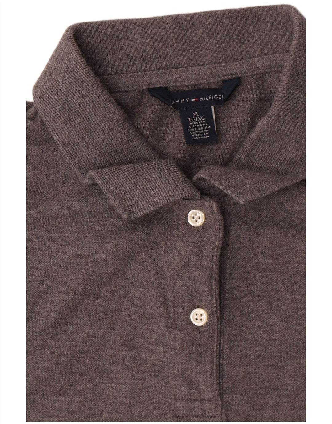 Tommy Hilfiger Womens Polo Shirt UK 18 XL Grey