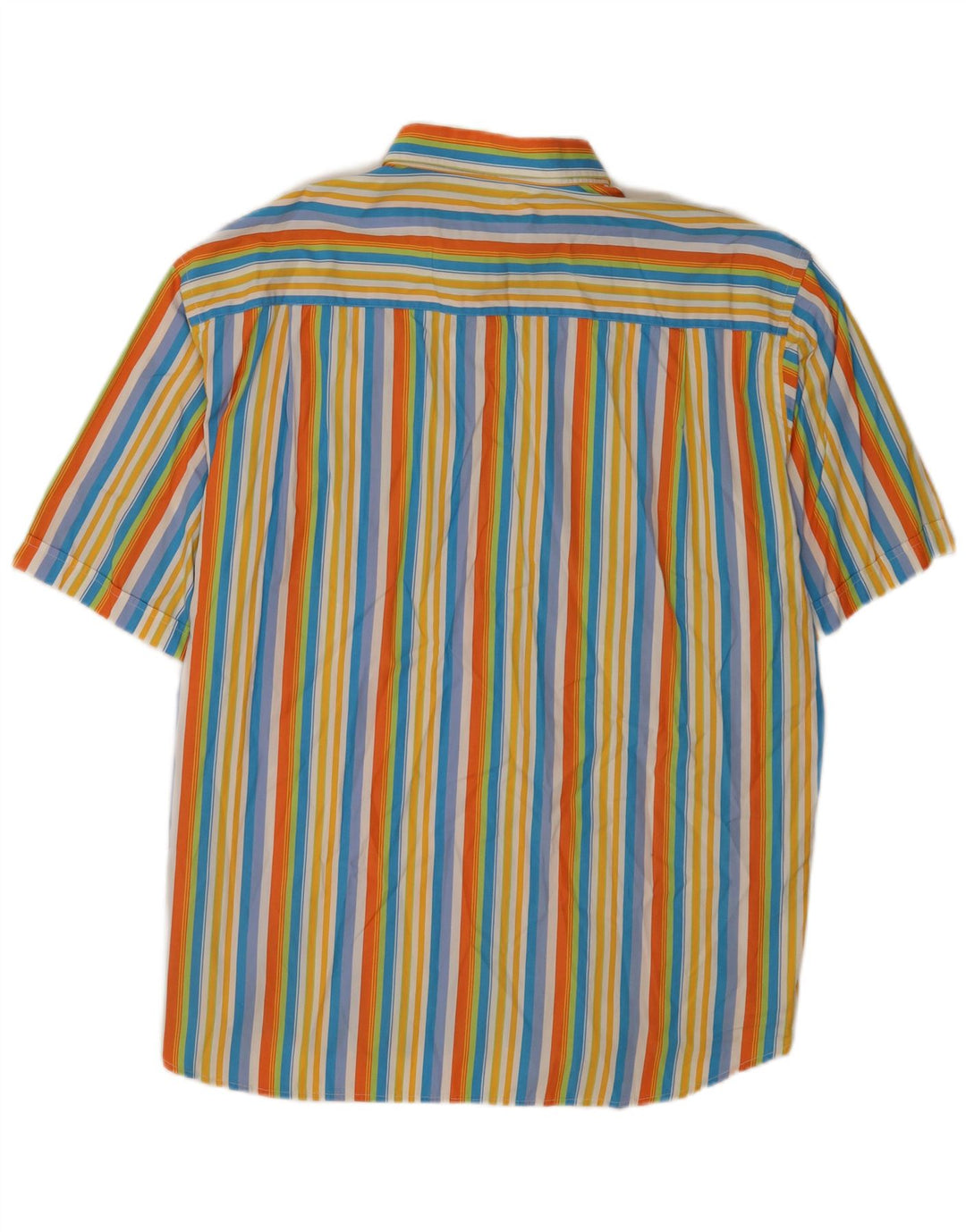 Paul & Shark Mens Short Sleeve Shirt Size 43 XL Multicoloured Striped