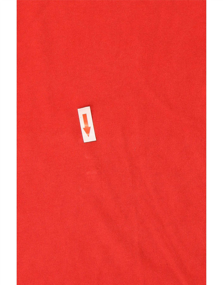 Nike Mens T-Shirt Top Large Red Cotton