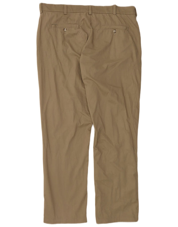 Lee Mens Relaxed Fit Chino Trousers W38 L34 Beige Cotton