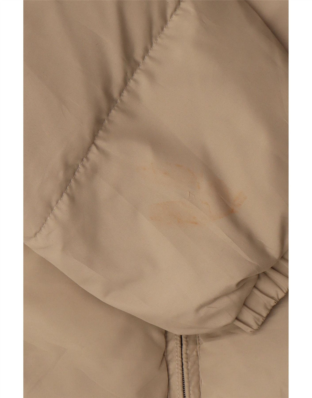 Kappa Mens Hooded Loose Fit Padded Jacket UK 36 Small Beige Polyester