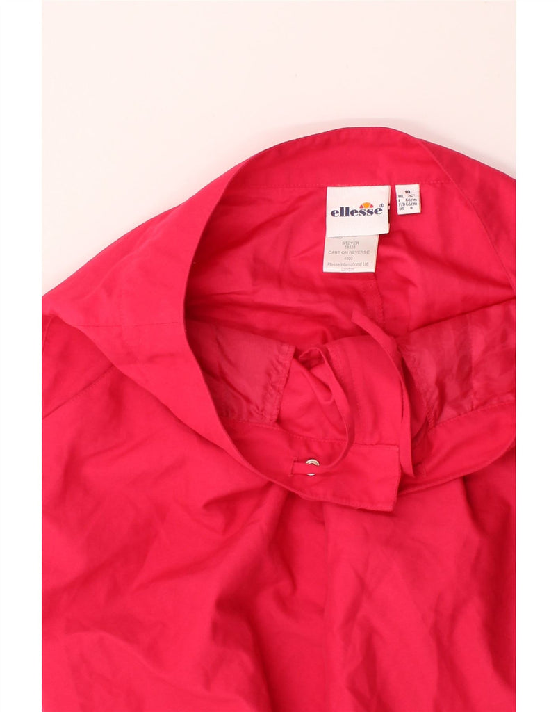 ELLESSE Womens Straight Casual Trousers UK 10 Small W28 L24 Pink Nylon Vintage Ellesse and Second-Hand Ellesse from Messina Hembry 