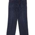Carrera Mens Straight Jeans W34 L31 Navy Blue Cotton