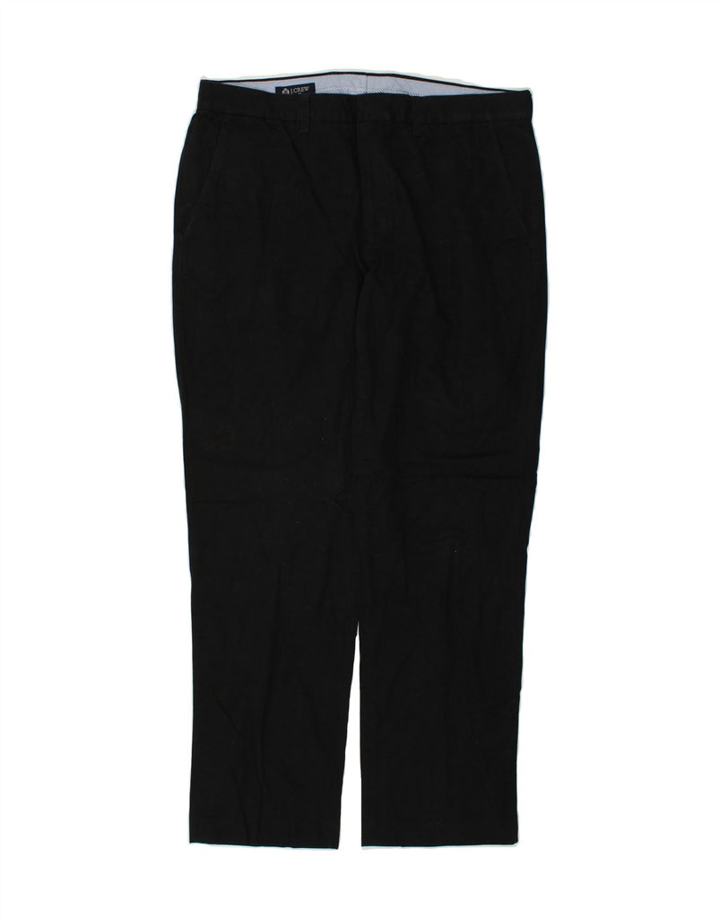 J. CREW Mens Straight Chino Trousers W35 L32  Black | Vintage J. Crew | Thrift | Second-Hand J. Crew | Used Clothing | Messina Hembry 