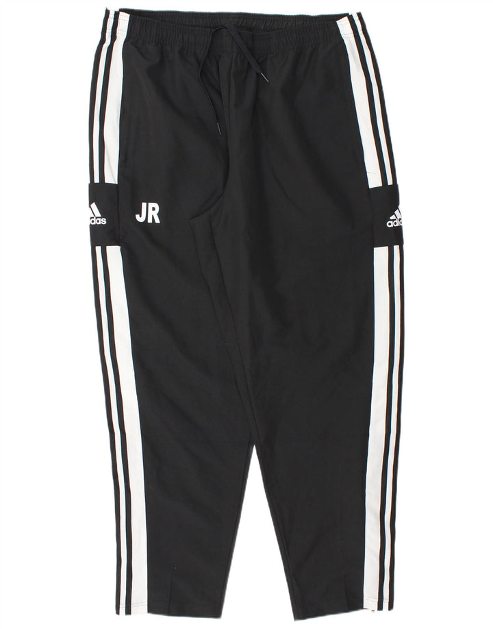 ADIDAS Mens Aeroready Graphic Tracksuit Trousers XL Black Polyester