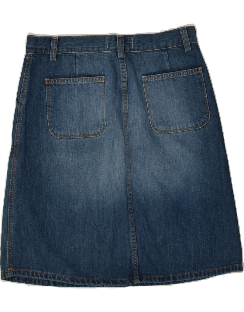 BENETTON Womens Denim Skirt EU 40 Medium W29 Blue Cotton | Vintage Benetton | Thrift | Second-Hand Benetton | Used Clothing | Messina Hembry 