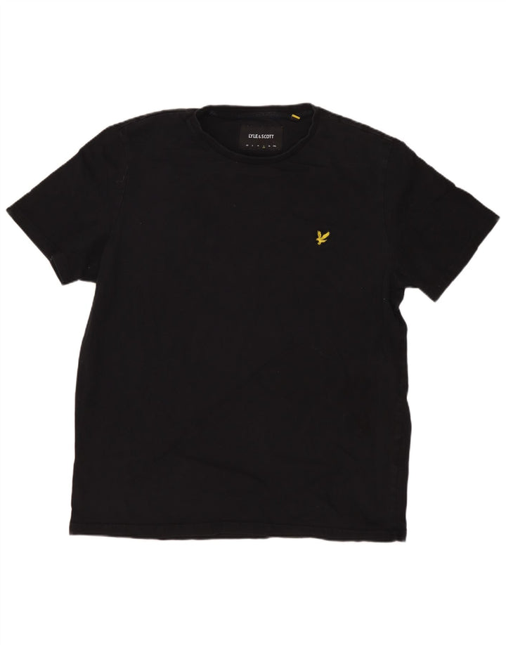 LYLE & SCOTT Mens T-Shirt Top Large Black