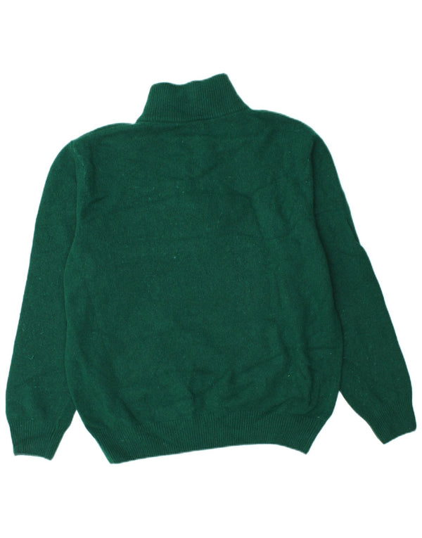 Kappa Mens Zip Neck Jumper Sweater Large Green