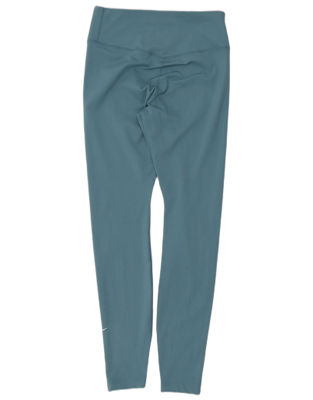 Nike Womens Dri Fit Leggings UK 8 Small Blue Polyester