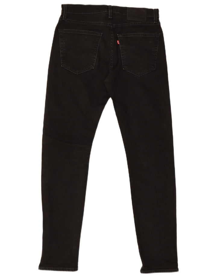 Levi's Mens Slim Jeans W30 L29 Black Cotton
