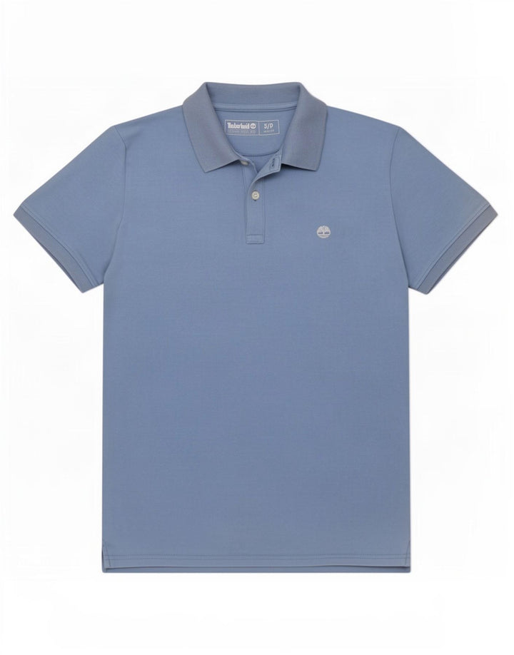Timberland Mens Slim Fit Polo Shirt Small Blue
