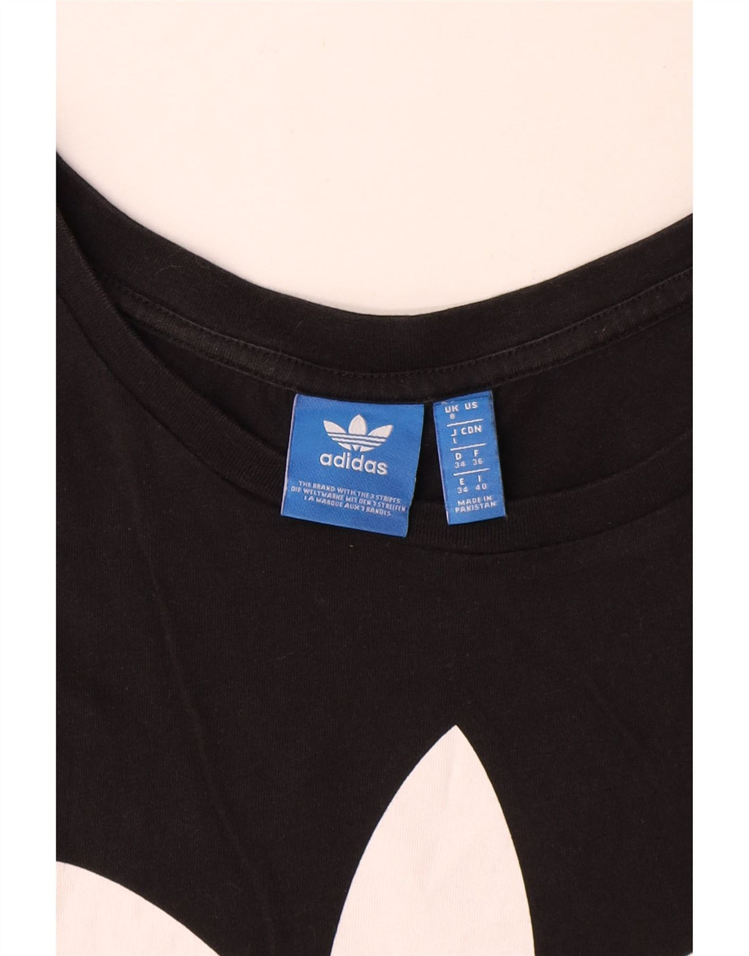 Adidas Womens Graphic Vest Top UK 8 Small  Black