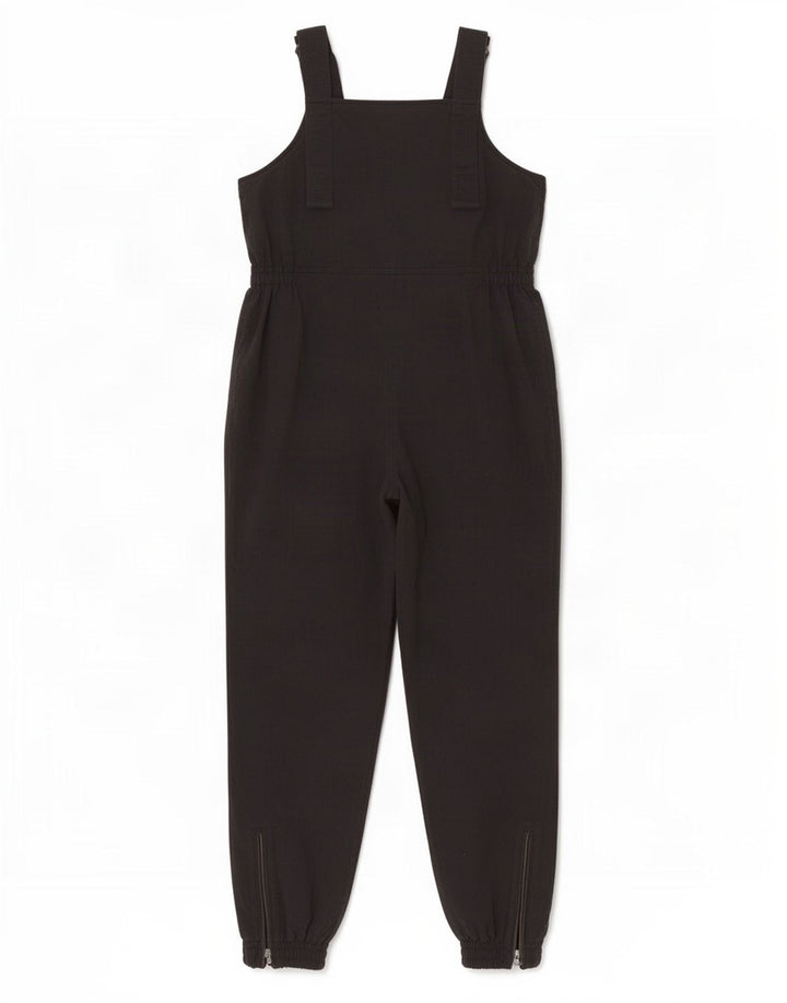 Campri Mens Dungarees Ski Trousers Large Black Nylon