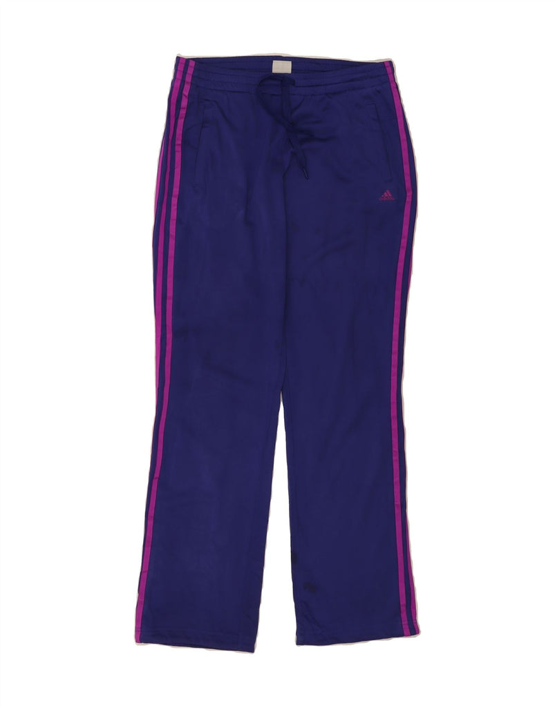 ADIDAS Womens Climalite Tracksuit Trousers UK 8/10 Small  Navy Blue Vintage Adidas and Second-Hand Adidas from Messina Hembry 
